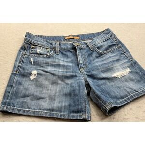 Joe's Jeans Vintage Denim Shorts Distressed Medium Wash Size 27 Casual Summer